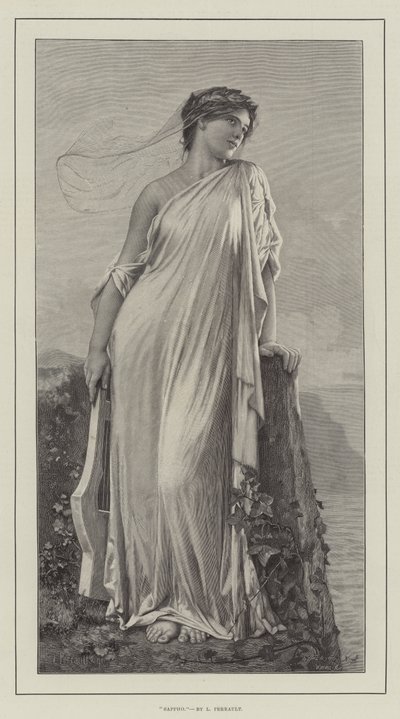 Sappho by Leon Bazile Perrault